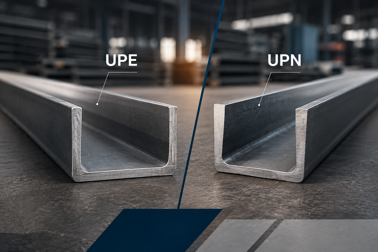 تفاوت ناودانی UPE و UPN