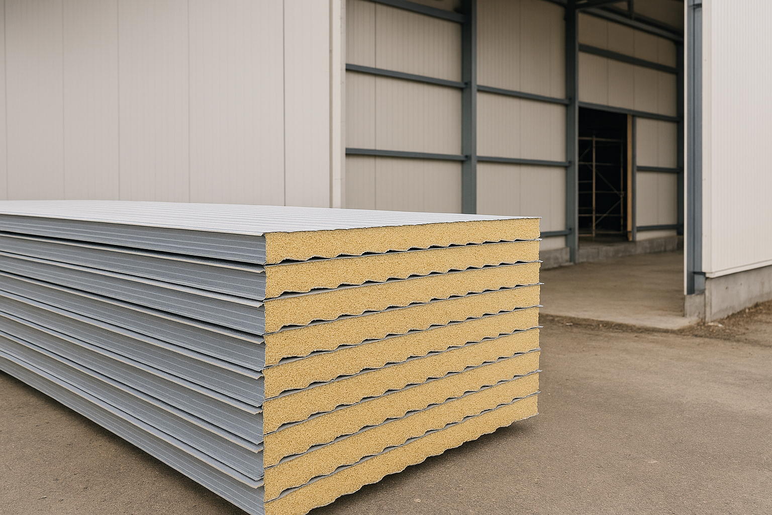 ساندویچ پانل: معرفی، کاربردها و مزایا در ساختوساز